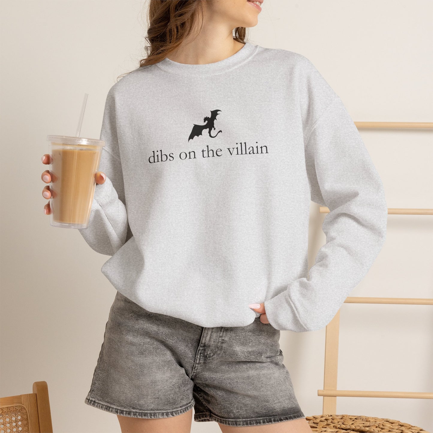 Dibs on the villain | Crewneck